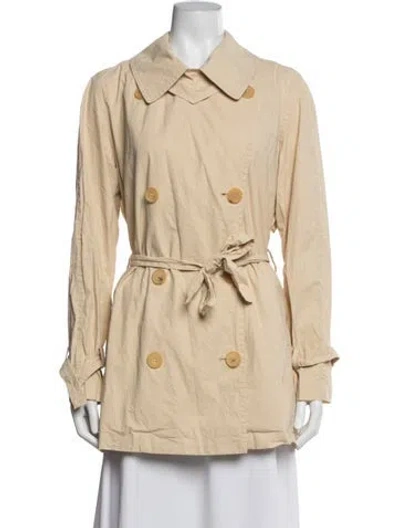 Pre-owned Donna Karan Trench Coat In Neutrals
