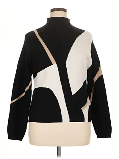 Pre-owned Donna Karan Turtleneck Sweater In Black