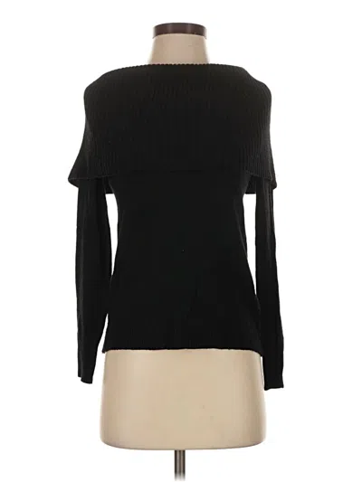 Pre-owned Donna Karan Turtleneck Sweater In Black