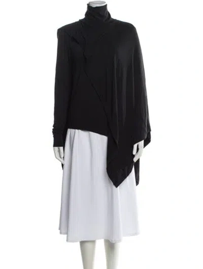 Pre-owned Donna Karan Turtleneck Sweater In Gray