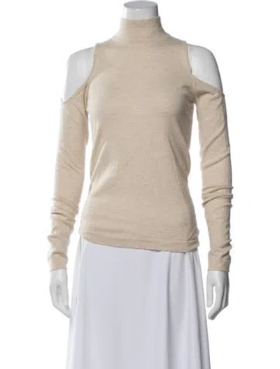 Pre-owned Donna Karan Turtleneck Sweater In Neutral