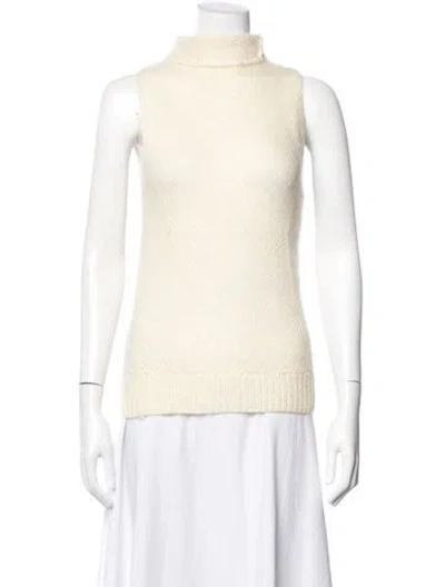 Pre-owned Donna Karan Turtleneck Sweater W/ Tags In Neutral