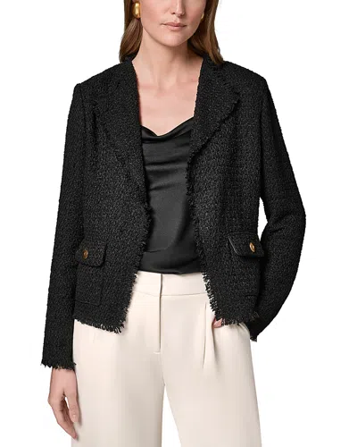Donna Karan Tweed Jacket In Black