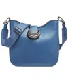 Donna Karan Valley Stream Buckle Crossbody In Ocean