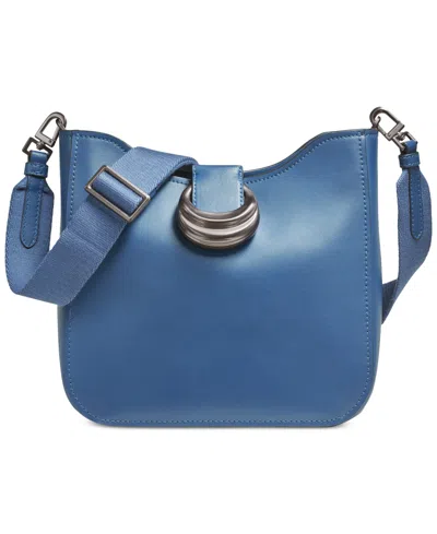 Donna Karan Valley Stream Buckle Crossbody In Ocean