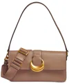 Donna Karan Valley Stream Buckle Shoulder In Toasted Almond