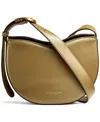 Donna Karan Valley Stream Leather Buckle Crossbody With Adjustable Strap