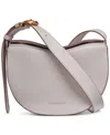 Donna Karan Valley Stream Leather Buckle Crossbody With Adjustable Strap In Sand