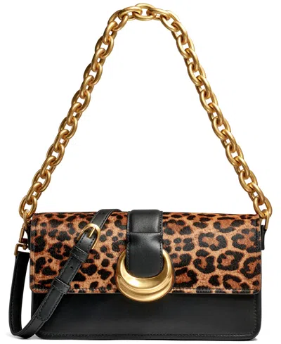 Donna Karan Valley Stream Leopard Shoulder In Multi