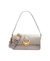 Donna Karan Valley Stream Buckle Shoulder In Cloud