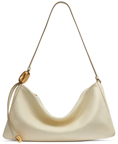 Donna Karan Velvet Leather Large Shoulder Bag In Pattern