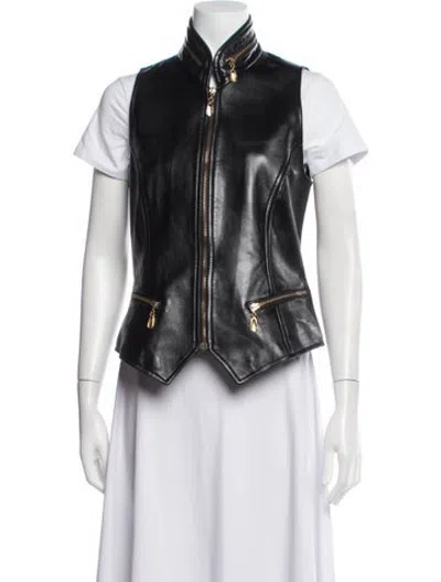 Pre-owned Donna Karan Vest In Black