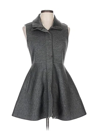 Pre-owned Donna Karan Vest In Gray