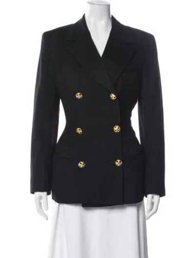 Pre-owned Donna Karan Vintage 1980's Blazer In Black