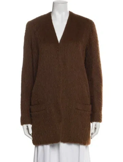 Pre-owned Donna Karan Vintage 1980's Blazer In Brown