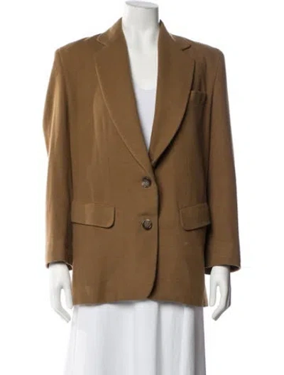 Pre-owned Donna Karan Vintage 1980's Blazer In Brown