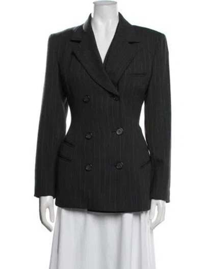 Pre-owned Donna Karan Vintage 1980's Vest In Grey/white