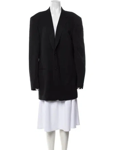 Pre-owned Donna Karan Vintage 1990's Blazer In Black