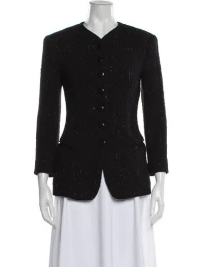 Pre-owned Donna Karan Vintage 1990's Blazer In Black
