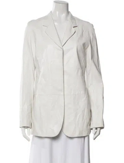 Pre-owned Donna Karan Vintage 1990's Blazer In White
