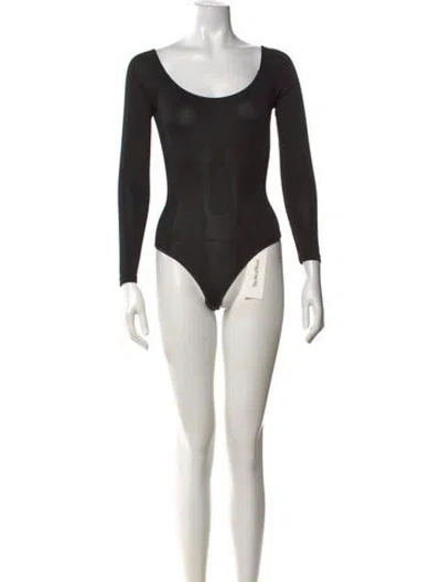Pre-owned Donna Karan Vintage 1990's Bodysuit In Black