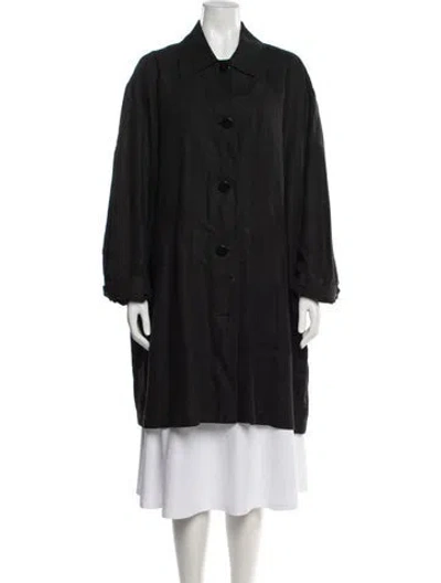 Pre-owned Donna Karan Vintage 1990's Coat In Black