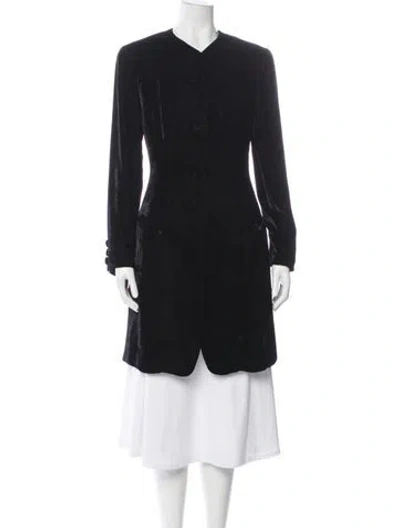 Pre-owned Donna Karan Vintage 1990's Coat In Black