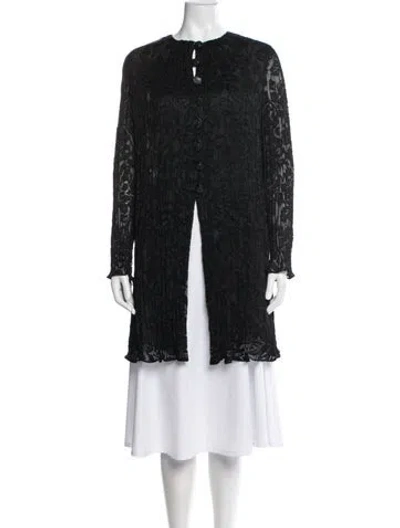 Pre-owned Donna Karan Vintage 1990's Coat In Black