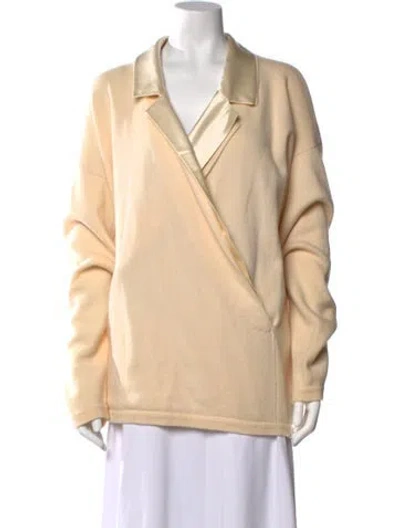 Pre-owned Donna Karan Vintage 1990's Sweater In Neutral