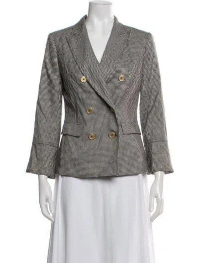 Pre-owned Donna Karan Vintage 2000's Blazer In Black/white