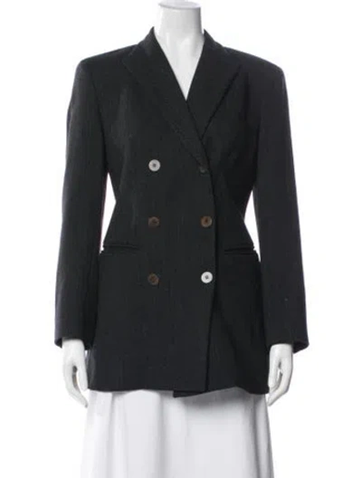 Pre-owned Donna Karan Vintage 2000's Blazer In Grey