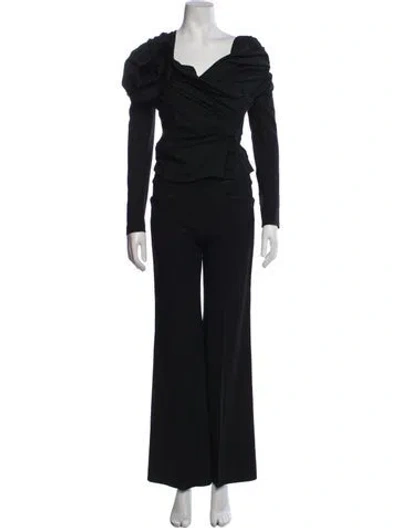 Pre-owned Donna Karan Vintage 2000's Pant Set In Black