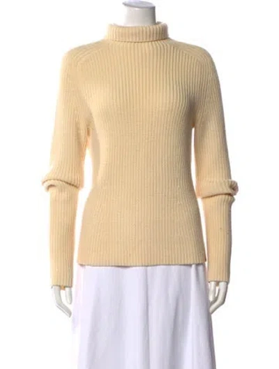 Pre-owned Donna Karan Vintage 2000's Sweater In Neutrals/yellow