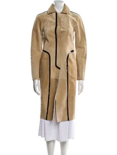 Pre-owned Donna Karan Vintage 2004 Trench Coat In Neutral