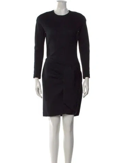 Pre-owned Donna Karan Vintage Knee-length Dress In Black