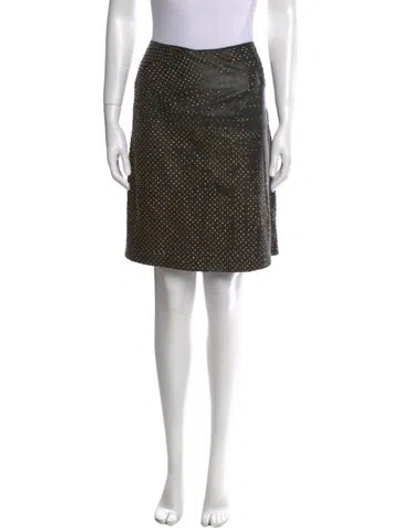 Pre-owned Donna Karan Vintage Knee-length Skirt In Black