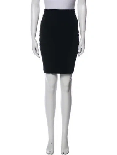Pre-owned Donna Karan Vintage Knee-length Skirt In Black