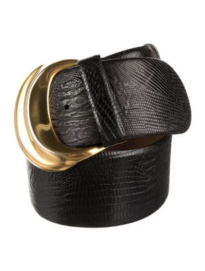 Pre-owned Donna Karan Vintage Late 1980's - Early 1990's Belt In Black