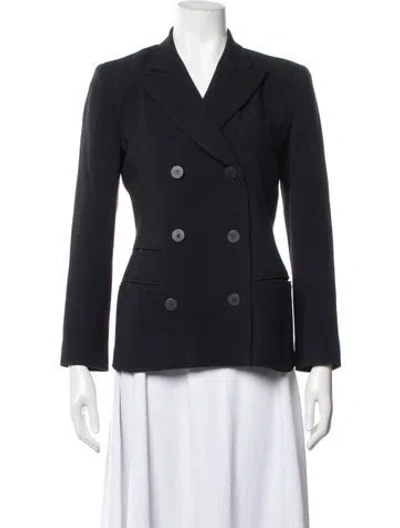 Pre-owned Donna Karan Vintage Late 1980's - Early 1990's Blazer In Black