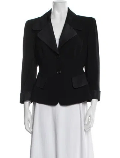 Pre-owned Donna Karan Vintage Late 1990's - Early 2000's Blazer In Black