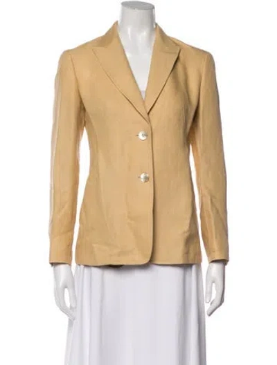 Pre-owned Donna Karan Vintage Late 1990's - Early 2000's Blazer In Neutral