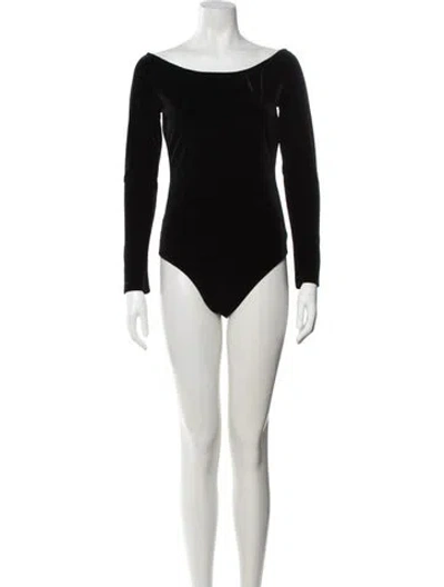 Pre-owned Donna Karan Vintage Late 2000's - Early 2010's Bodysuit In Black