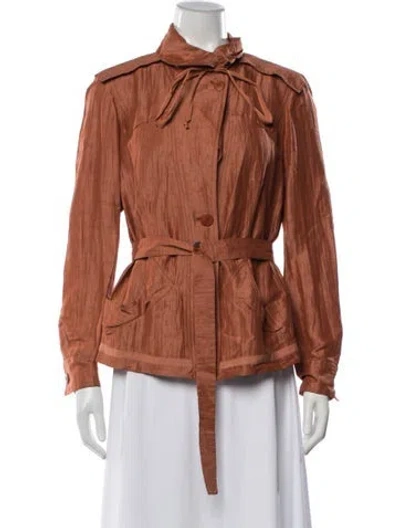Pre-owned Donna Karan Vintage Late 2000's - Early 2010's Jacket In Orange