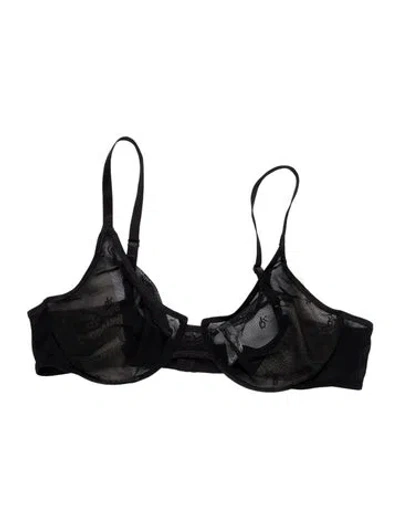 Pre-owned Donna Karan Vintage Late 2000's - Early 2010's Sports Bra In Black