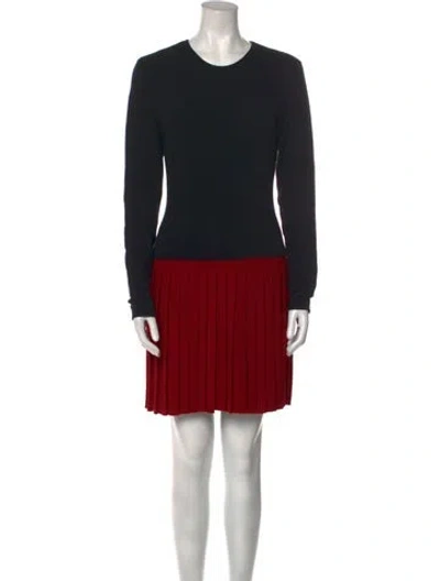 Pre-owned Donna Karan Vintage Mini Dress In Black