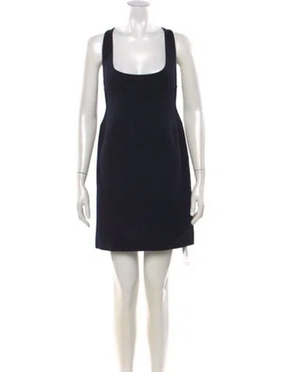 Pre-owned Donna Karan Vintage Mini Dress In Black