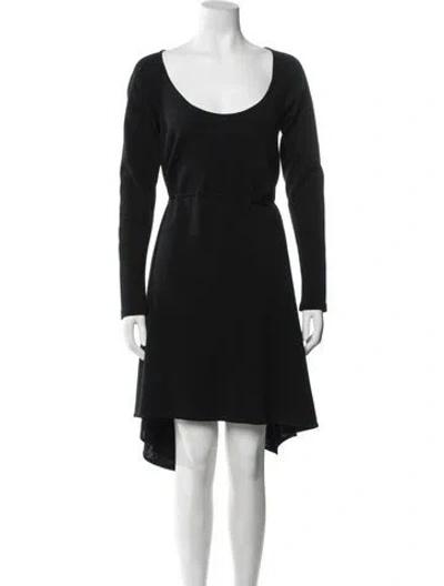 Pre-owned Donna Karan Vintage Mini Dress In Black