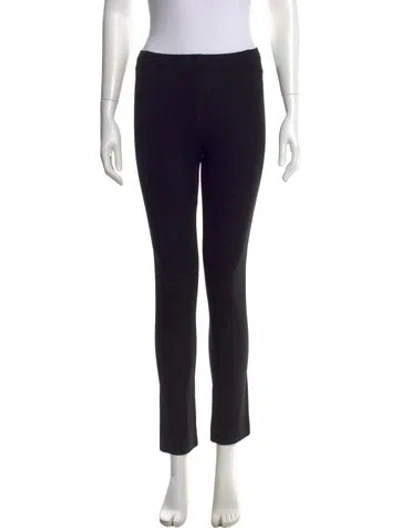 Pre-owned Donna Karan Vintage Skinny Leg Pants In Black