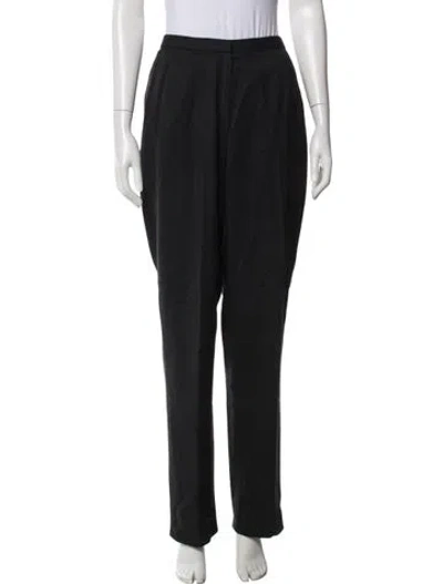 Pre-owned Donna Karan Vintage Straight Leg Pants In Brown