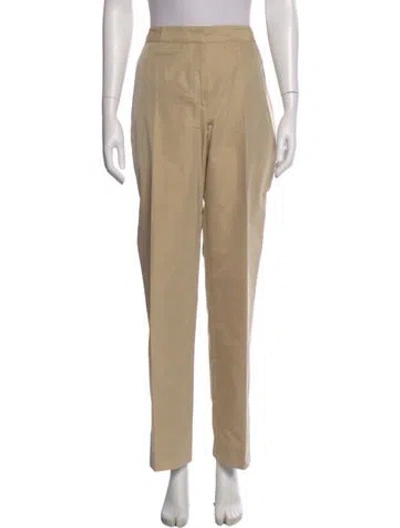 Pre-owned Donna Karan Vintage Straight Leg Pants In Neutral